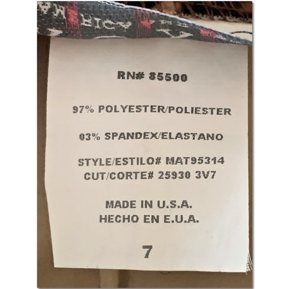 XOXO Leopard Print Pencil Skirt Size 7 EUC - Picture 8 of 10